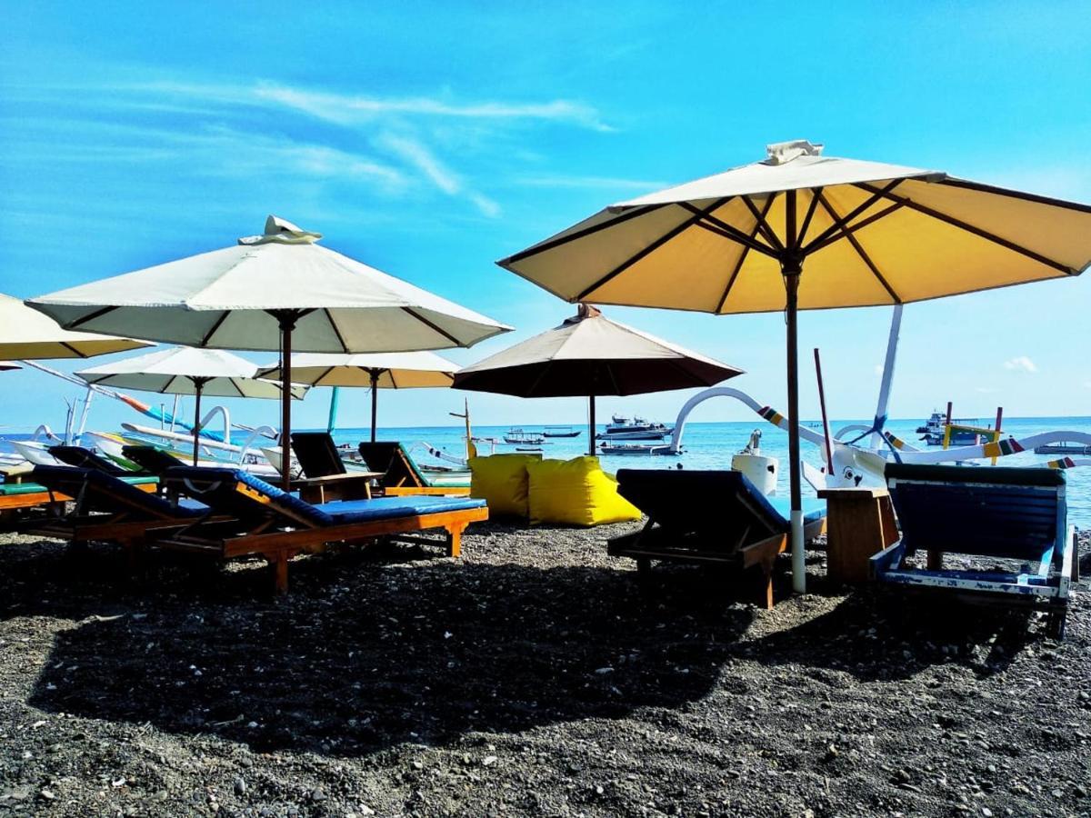 Coconut Beach Bungalows & Warung Amed Exterior foto